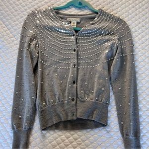 Banana Republic extra fine merino wool cardigan sweater
